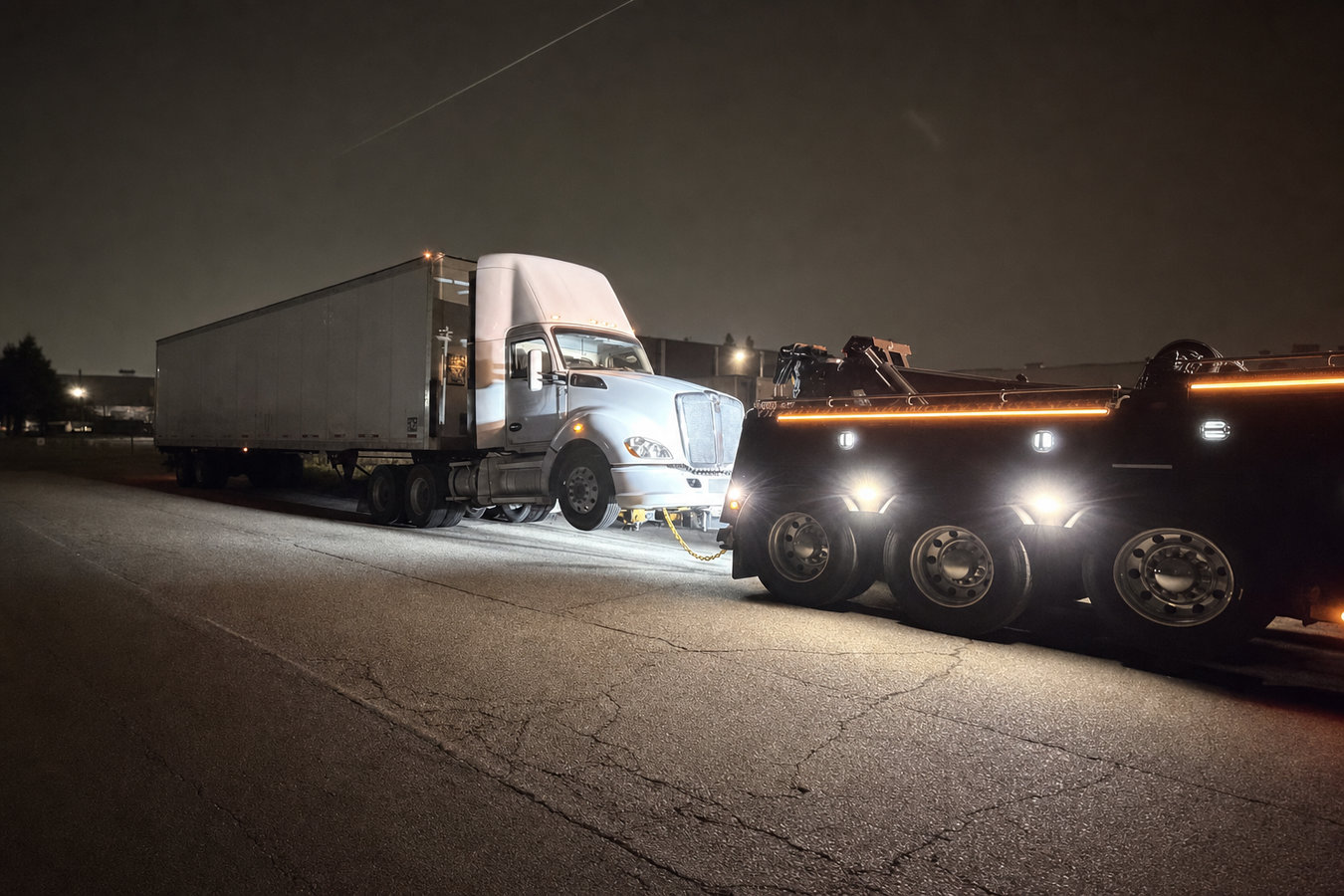 Truck towing